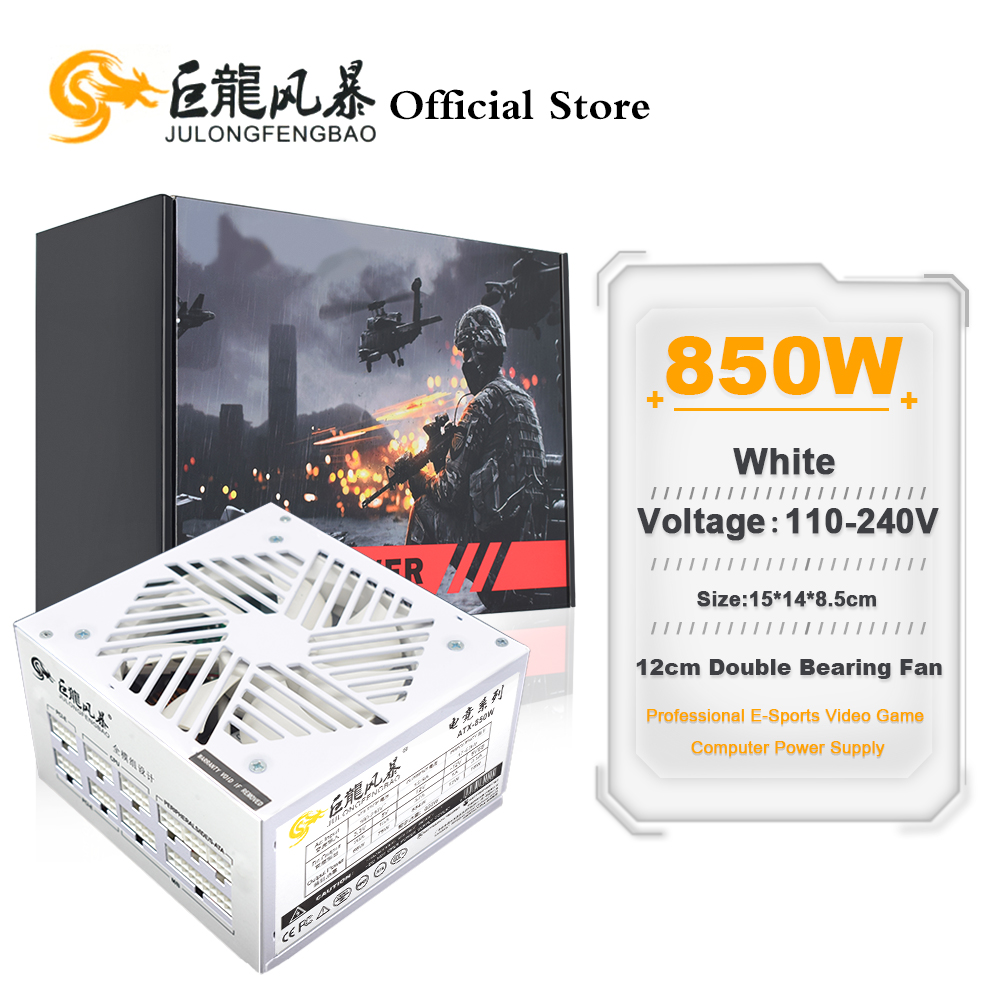 1000W White Modular Power Supply - Beyaz Tam Modüler 850 w ATX