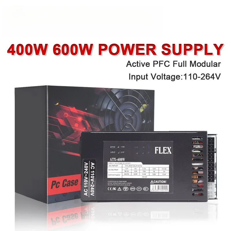 Flex Atx Power Supply 600W 1U - CHJJULONGFENGBAO ATX 400W 600W Tam Modüler